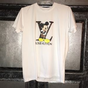 Louis Vuitton and Mickey Mouse Tee Shirt